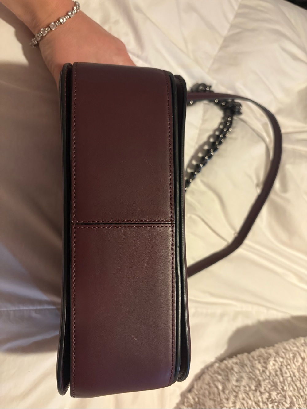 Coach Turnlock Swagger Shoulder/crossbody Bag in Plum - Picture 7 of 10